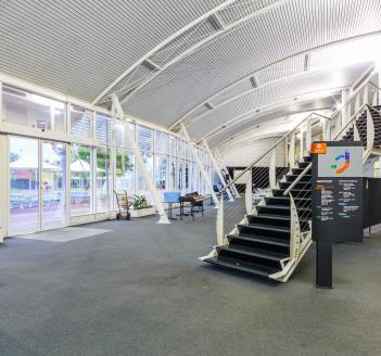 Internal view of stairwell Engineering Institute of Technology