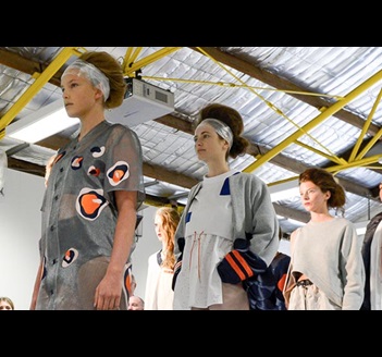 Models on the cat walk