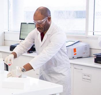 Scientist in laboratory