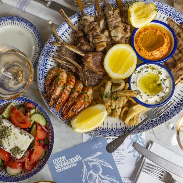 Opa! Greek Tuesdays at Mayfair Lane