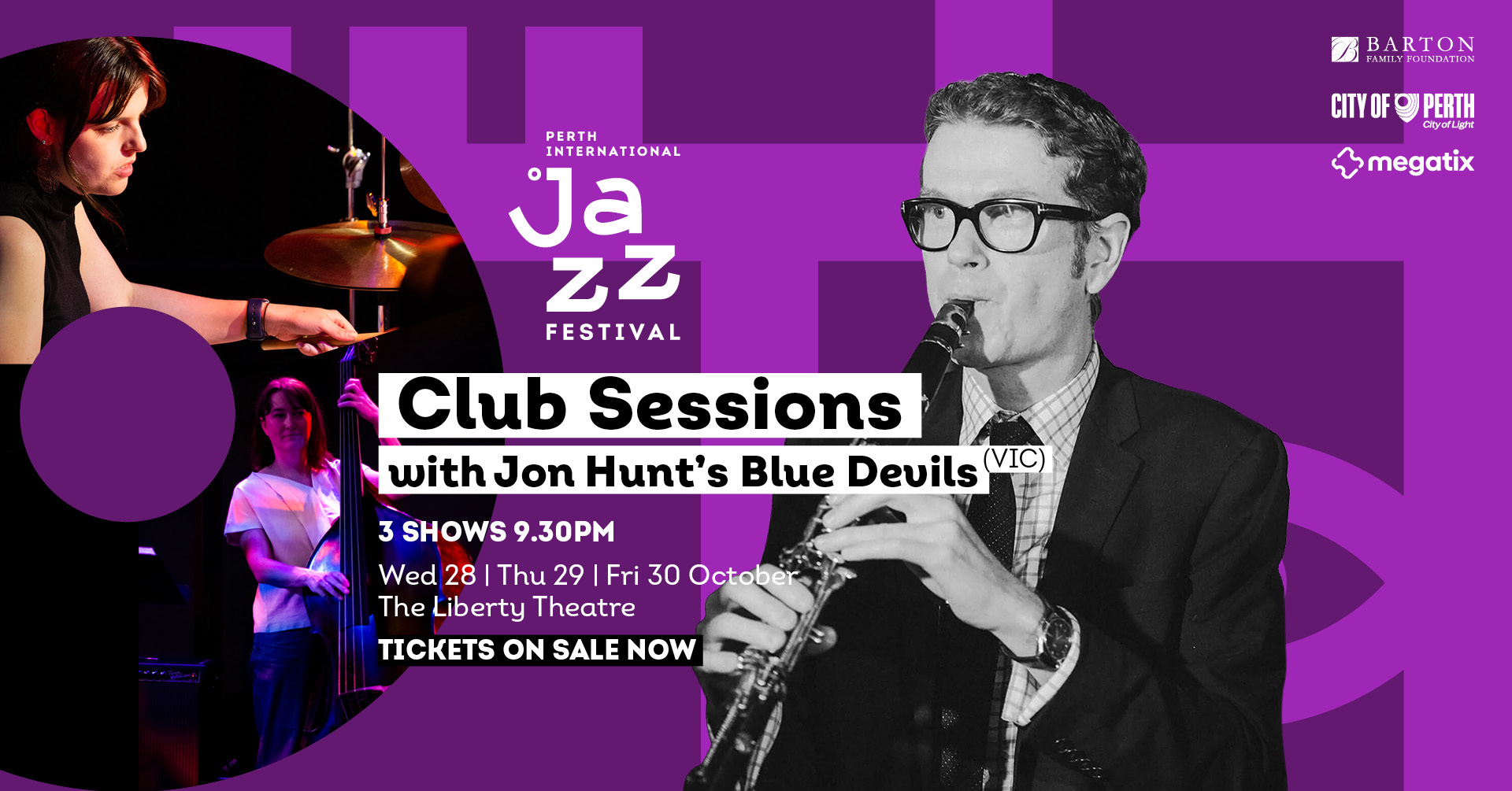Perth Jazz Festival presents Club Sessions: Jon Hunt’s Blue Devils (VIC) and Special Guests