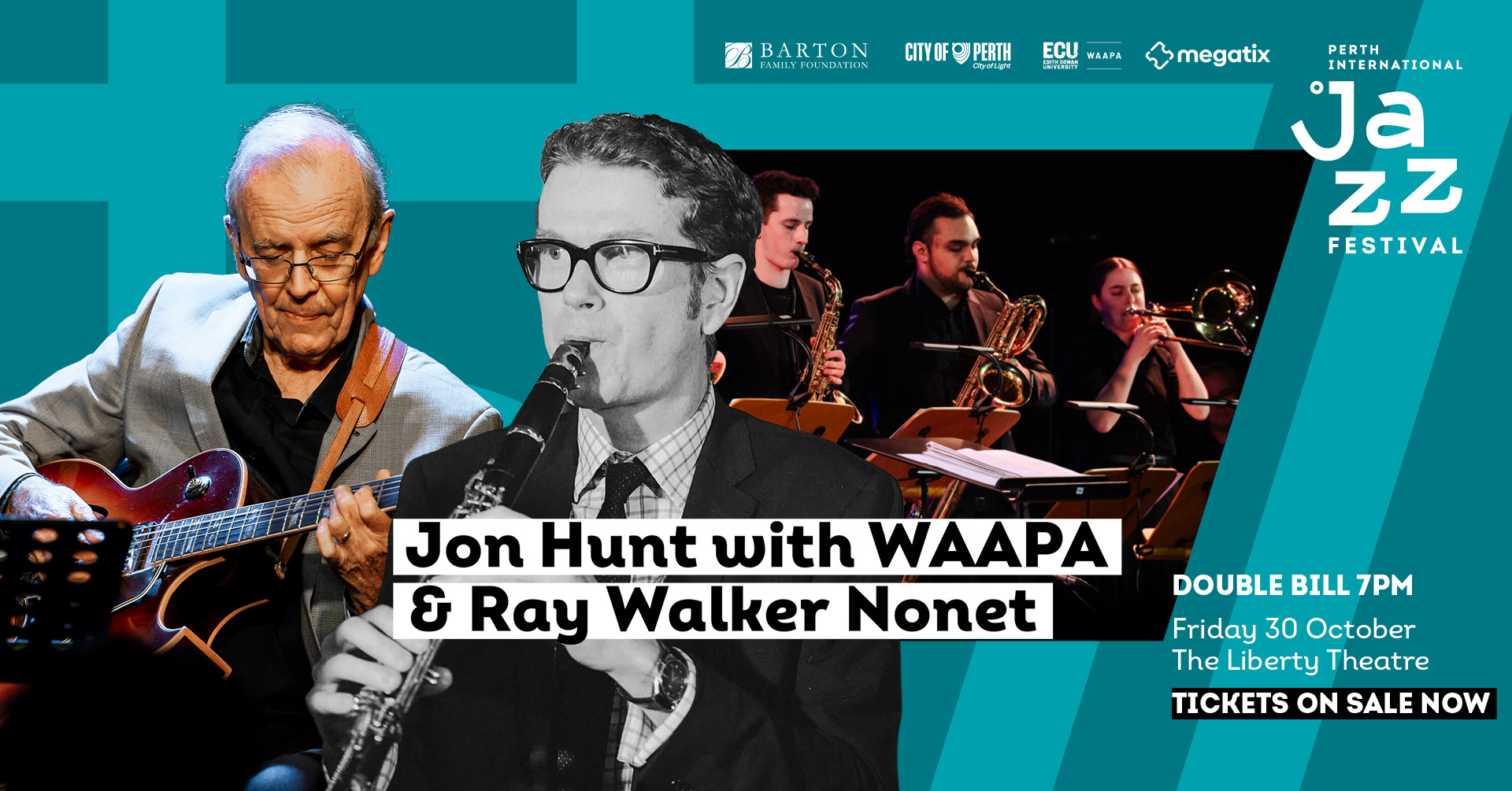 Perth Jazz Festival presents Jon Hunt with WAAPA and Ray Walker Nonet