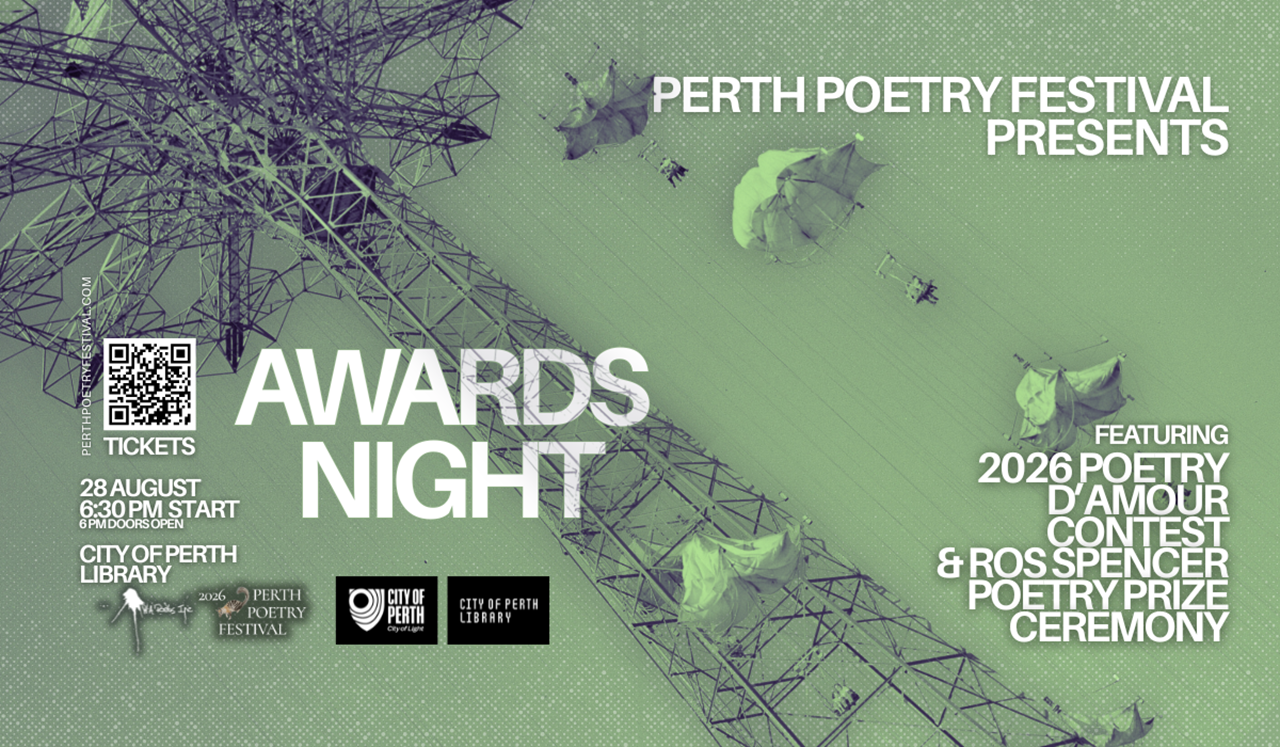 WA Poets Presents: Awards Night | Perth Poetry Festival 2026