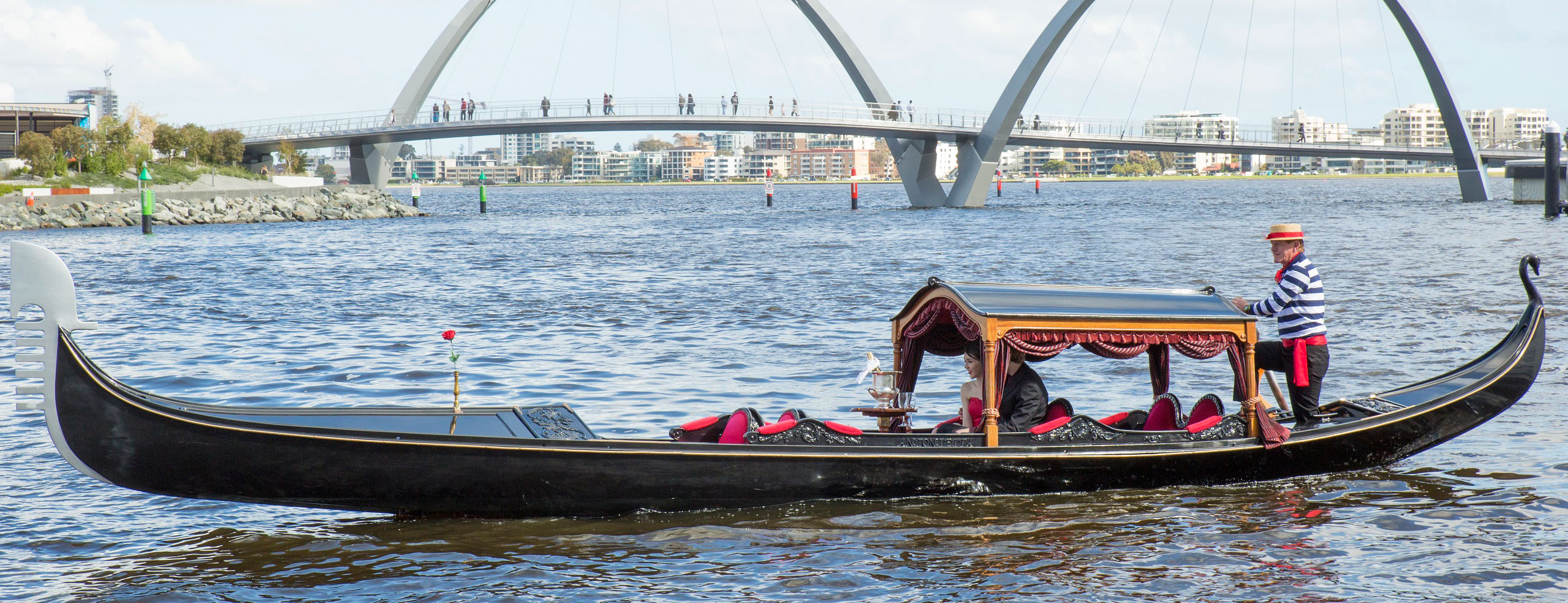 Gondolas on the Swan