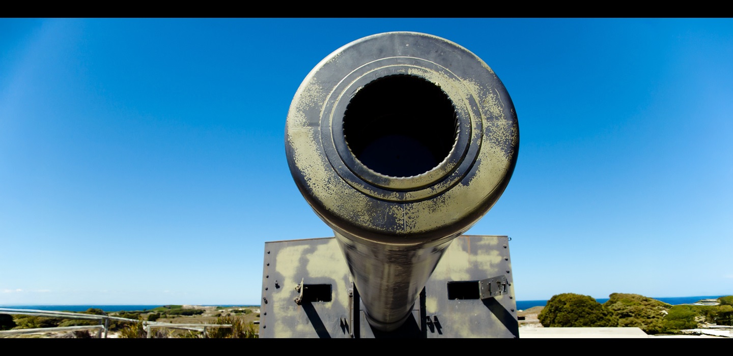 Oliver hill Battery at Rottnest Island