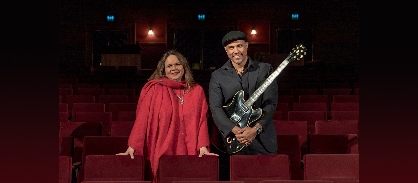 Gina Williams and Guy Ghouse, image by Gareth Anderson.