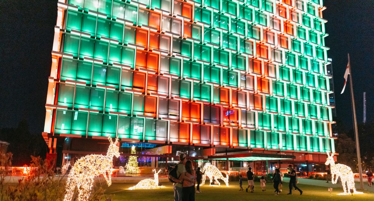 Council House Feature Lighting Christmas 2023