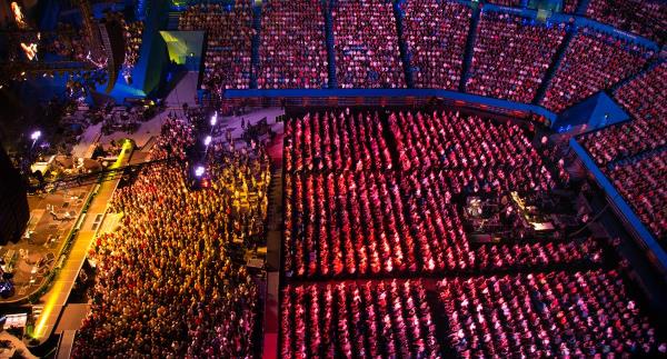 Perth Arena has 15,500 capacity