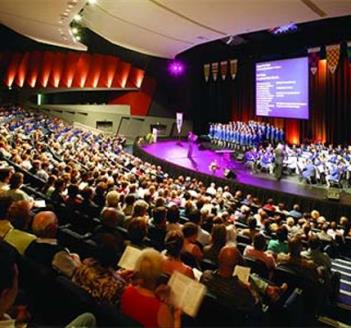 The 2,500 seat Riverside Theatre