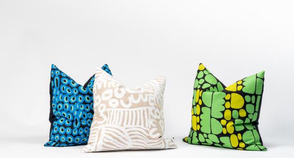 AGWA x Ikuntji Artists Cushion Covers_Rift Photography