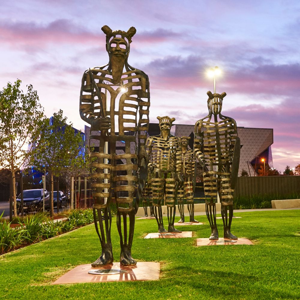 Koorden Sculpture in Tulbak Boodja - Wellington Gardens Kings Square
