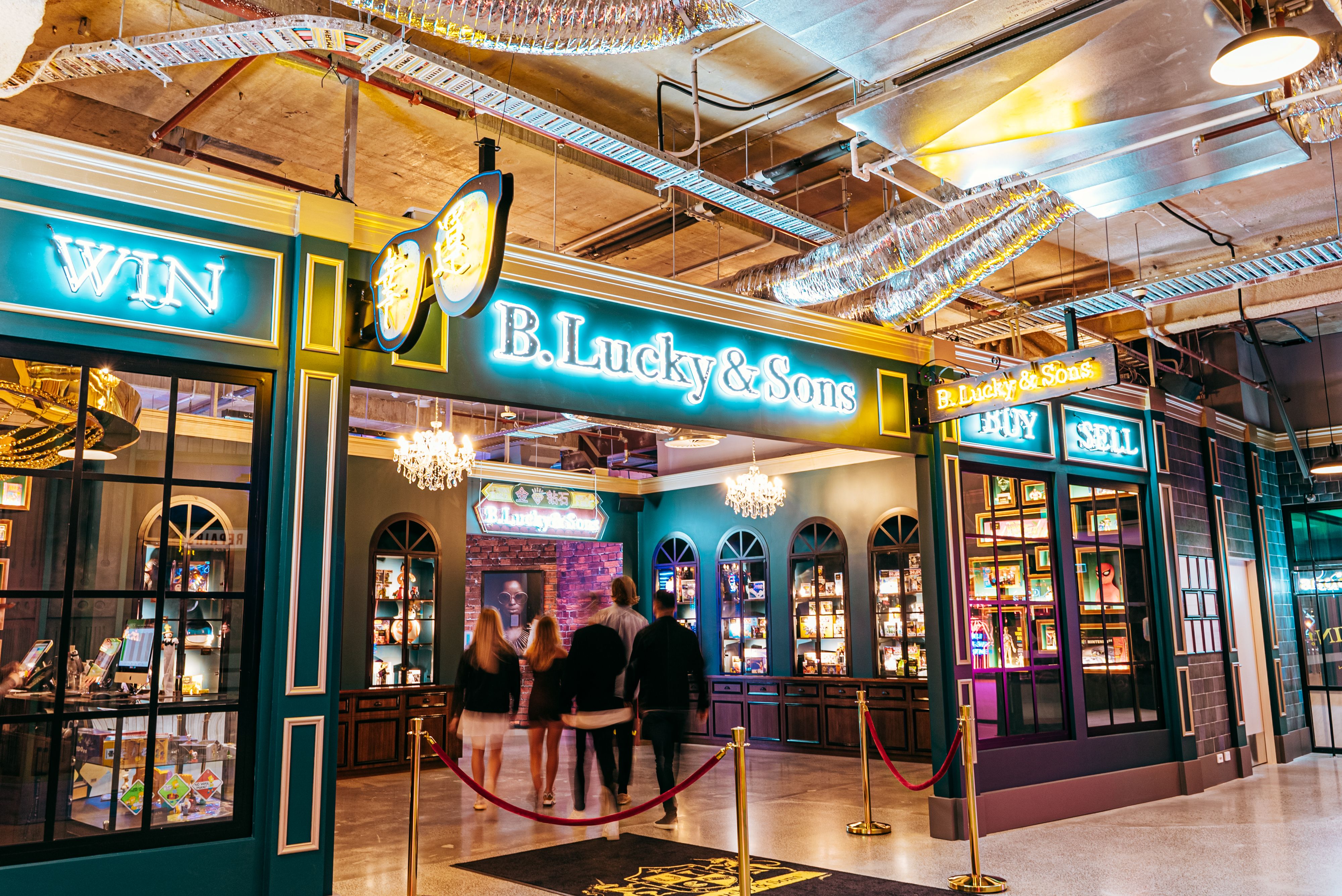 B Lucky and Sons Strike Bowling 