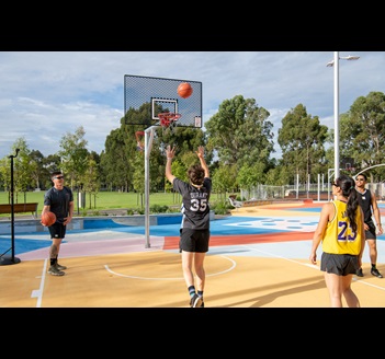 Basketball at Wellington Square