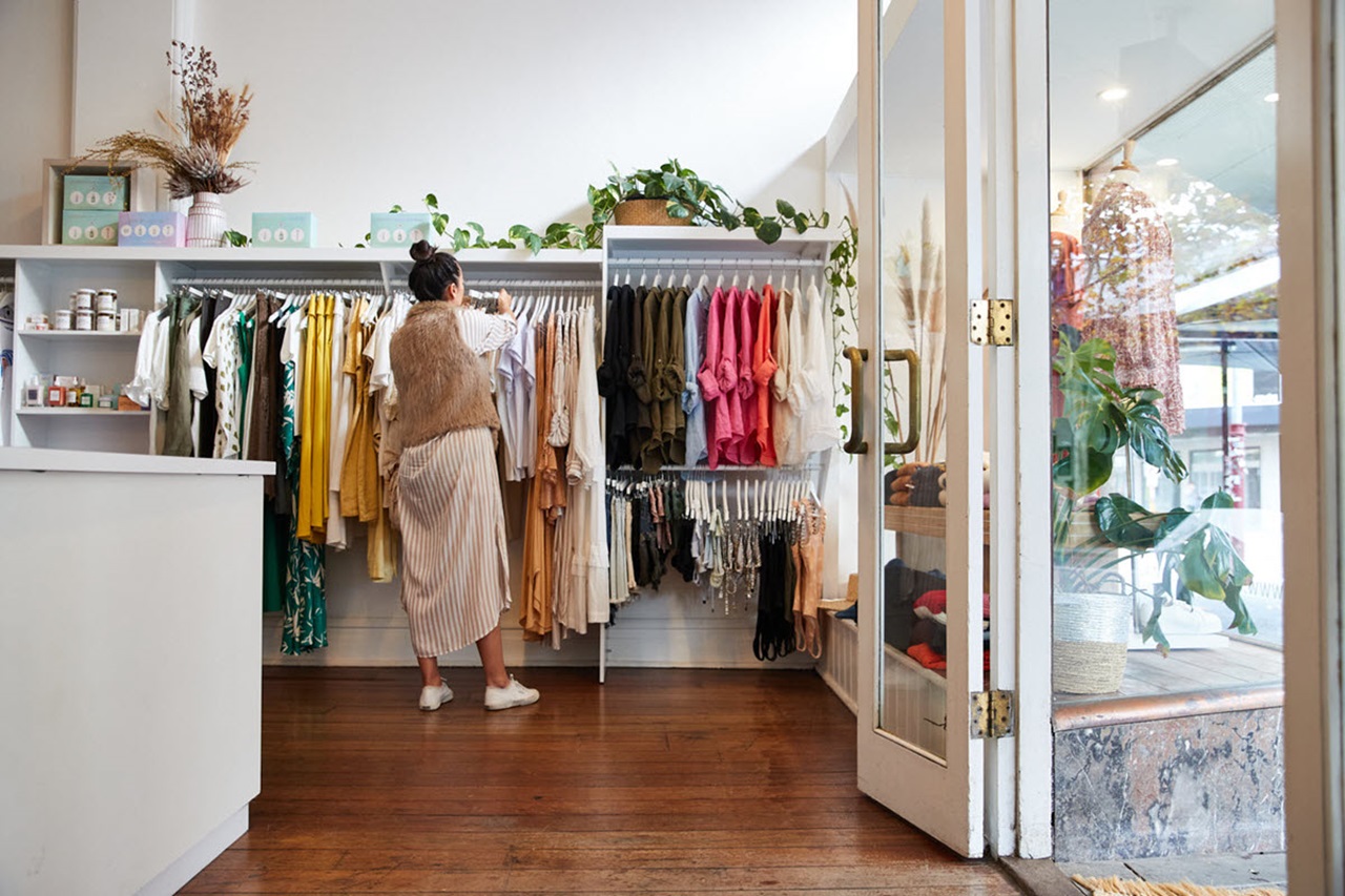 Chantal in her store in Northbridge