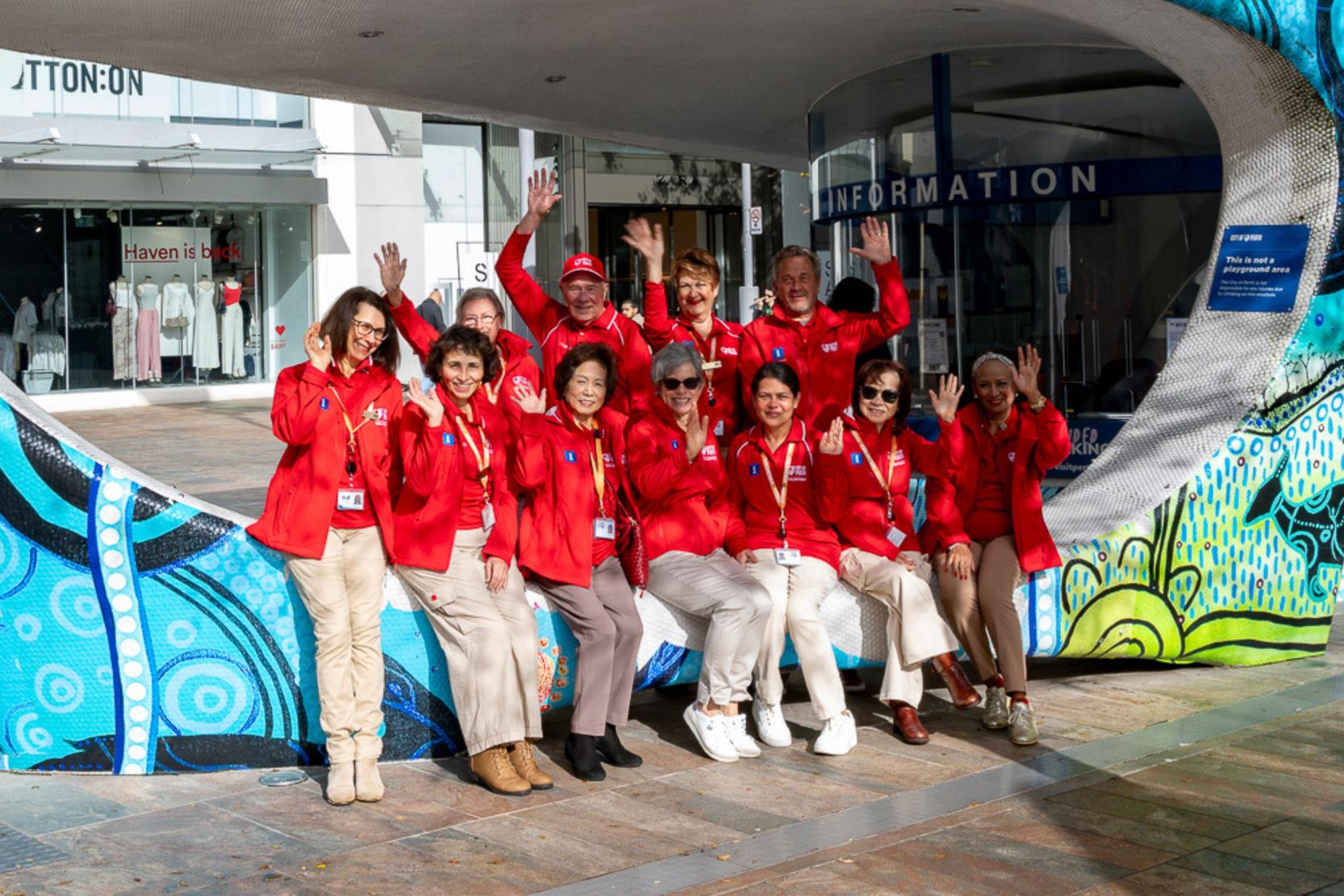 iCity Volunteers new uniforms - iCity Kiosk - July 2024