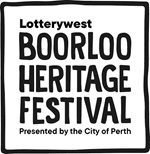 Lotterywest Boorloo Heritage Festival logo 2024