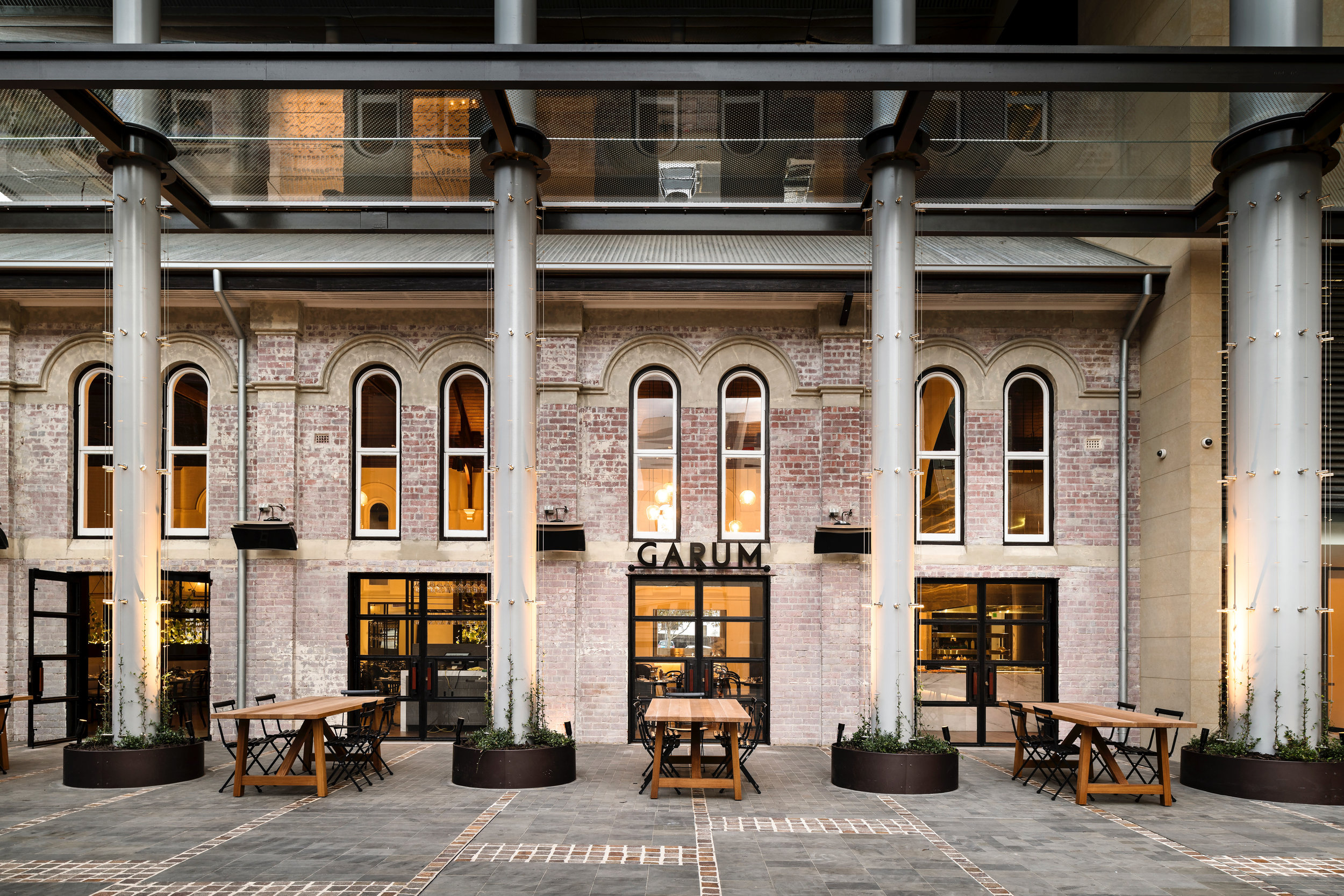 Building exterior of Garum 