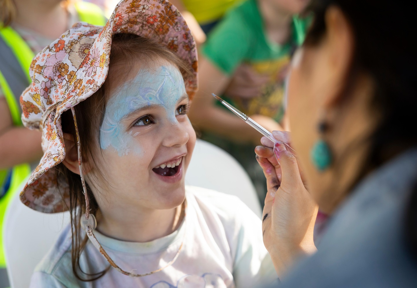 Family face painting