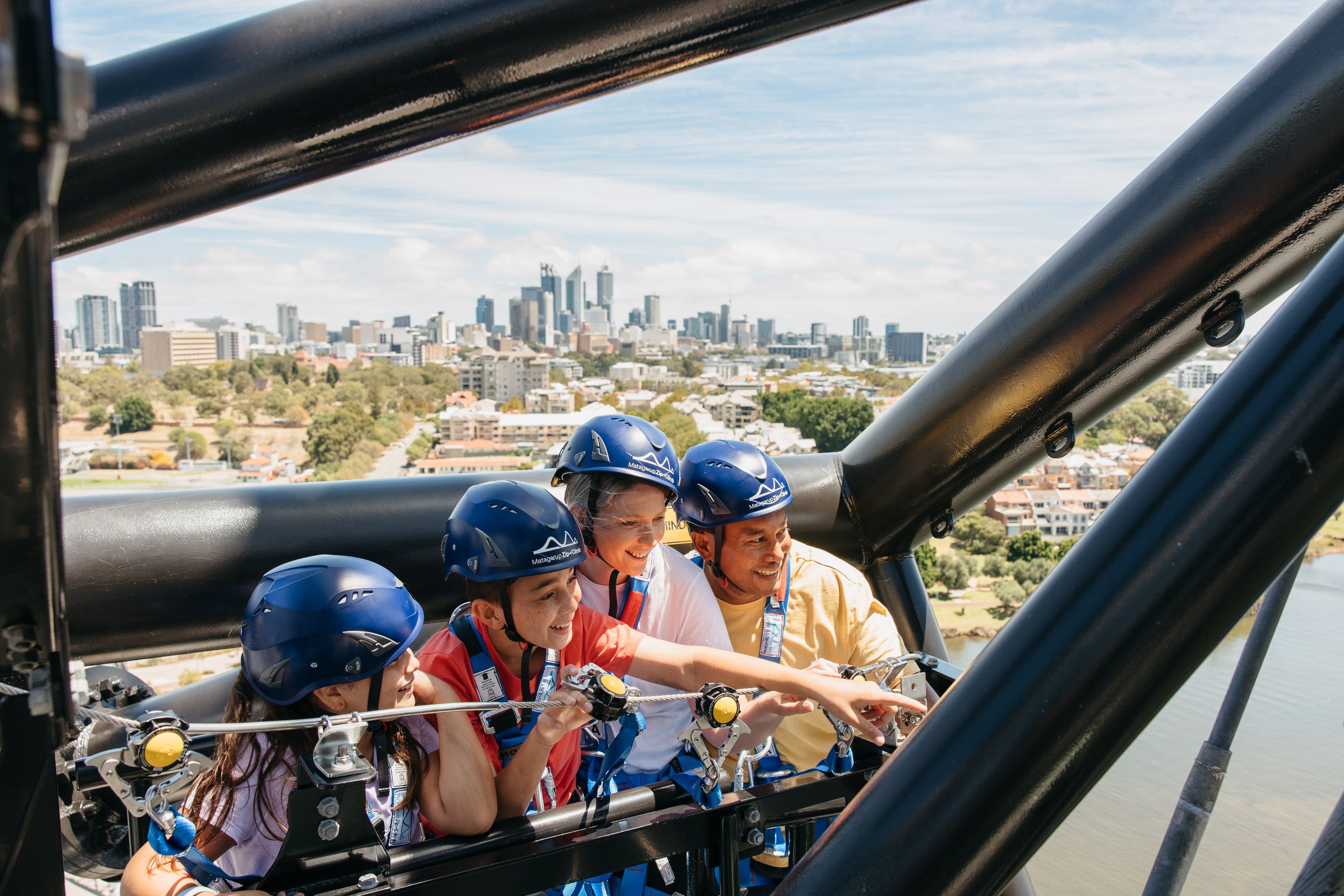 Matagarup zip and climb