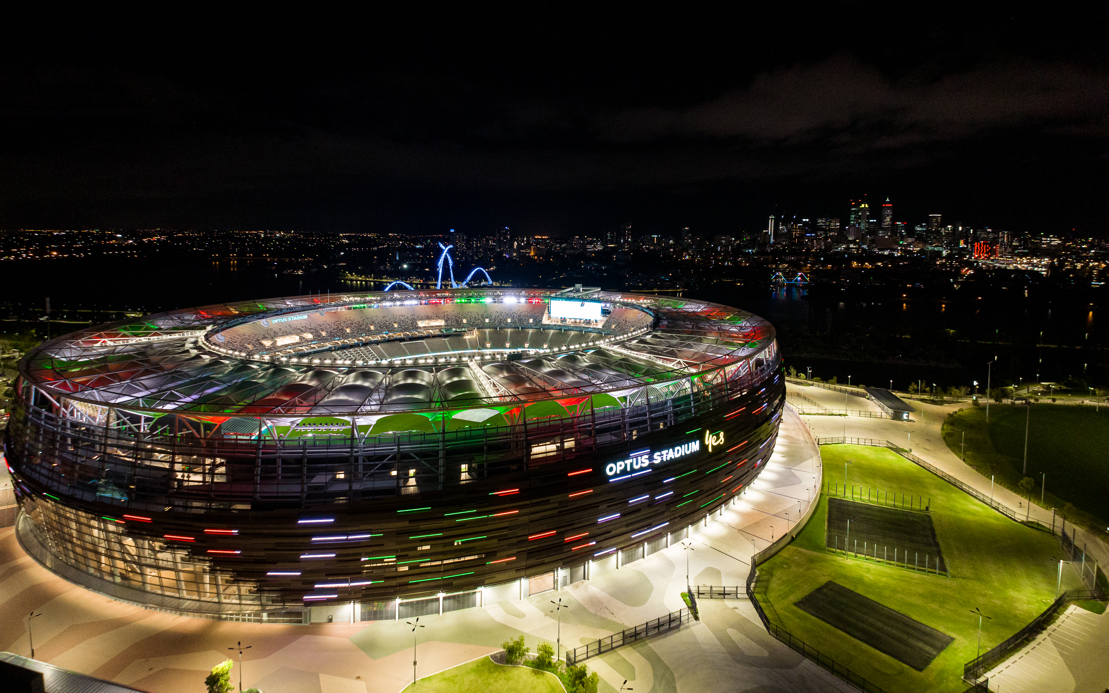 Optus Stadium Calcio Italiano