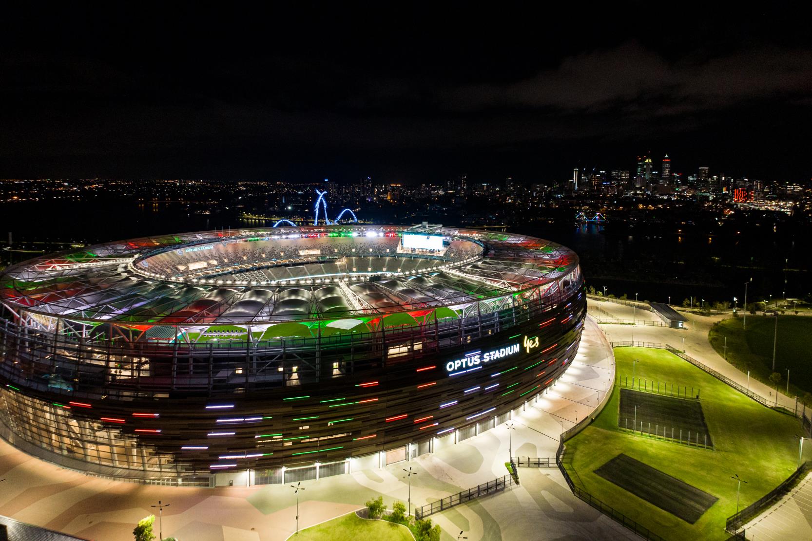 Optus Stadium Calcio Italiano